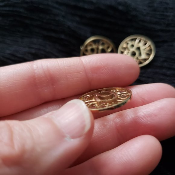 Vintage Gold Tone Number 79,80, and 81 Pins - Picture 9 of 9